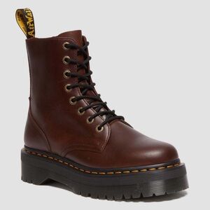 Dr. Martens Jadon Boot Pull Up Leather Platforms; New in Box